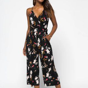 Kaileigh Rica Knit Crop Jumpsuit